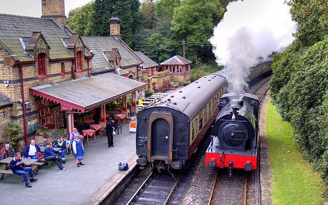 Lakeside steam railway